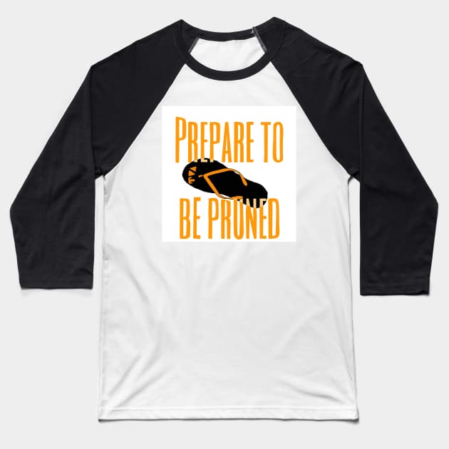 Get Chancla Pruned Baseball T-Shirt by The Fandom Geese